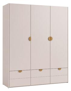 Gardróbszekrény Honolulu 290, Laminált forgácslap, 215x180x59cm, Kasmír