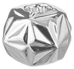 Origami gyertyatartó - ezüst