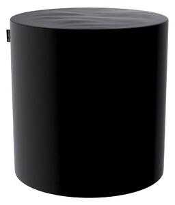 Puf Barrel termék színe fekete szövet fényes, welwet