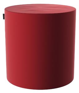 Puf Barrel termék színe piros szövet fényes, welwet