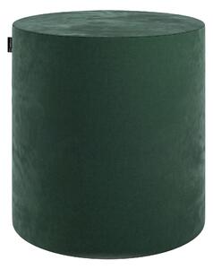 Puf Barrel termék színe zöld szövet fényes, welwet