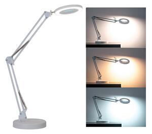 Brilagi Brilagi - LED Dimmelhető asztali lámpa nagyítóval LED/12W/5V 3000/4200/6000K fehér BG0617