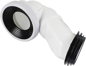 P-bekötőcső álló/ monoblokkos WC-hez 90/110 mm