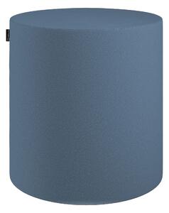 Puf Barrel termék színe kék szövet fonott