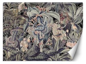 Gario Fotótapéta Kígyó a levelek között - Andrea Haase Anyag: Vlies, Méret: 200 x 140 cm