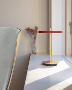 Piros LED dimmelhető asztali lámpa fém búrával (magasság 31 cm) Asteria Move – UMAGE