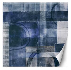 Gario Fotótapéta Kék geometriai absztrakció - Andrea Haase Anyag: Vlies, Méret: 100 x 100 cm