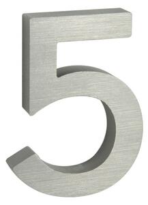 "5" házszám, RN.100LV, vágott, ezüst