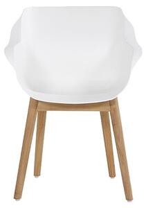 Fehér műanyag kerti szék szett 2 db-os Sophie Teak – Hartman