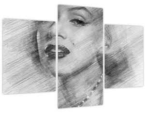 Kép - Marilyn Monroe portréja (90x60 cm)