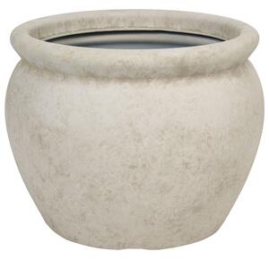 Virágcserép MACEDON 45 cm Törtfehér