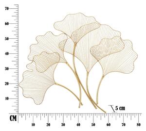 Fém fali dekoráció 79x68 cm Leaf – Mauro Ferretti