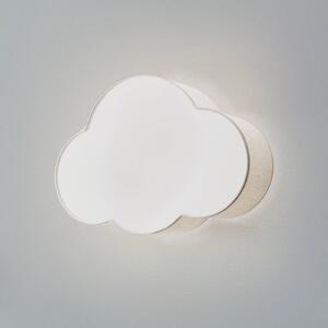 TK Lighting Cloud fali világítás, bézs, 43 cm széles, textil, felhő, E27, dimmelhető, Krém / borostyánsárga, Gyermekszoba, Textil / szövet / selyem, Fiatalos életstílus