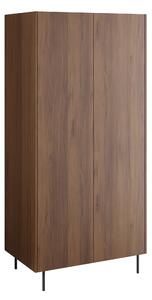 Gardróbszekrény Comfivo Belviro, Laminált forgácslap, 185x90x56cm, Dió