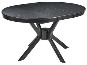 Kihúzható étkezőasztal TYMIS Fekete tölgy 107/137 cm 107 cm
