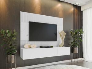 Nappali szett Comfivo Salix, Laminált forgácslap, 150x180x38cm, Fehér márvány, Fehér