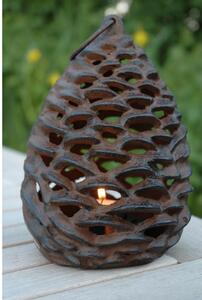 Fém lámpás (magasság 18 cm) Pine Cone – Esschert Design