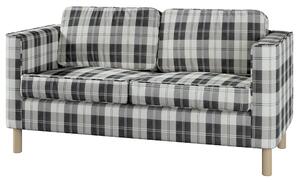 Pärup 2 személyes IKEA kanapéhoz huzat termék színe fekete szövet fonott, mintás