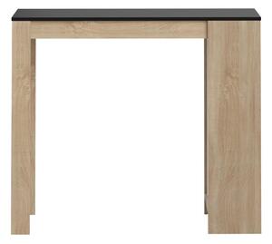 Bárasztal fekete asztallappal 50x115 cm Aravis – TemaHome
