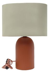 Barna-bézs asztali lámpa (magasság 41,5 cm) – Antic Line