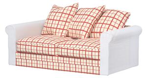 Huzat IKEA Grönlid 2 személyes kanapé szekcióra termék színe piros szövet mintás