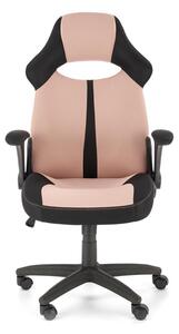 Bloom irodai fotel, rózsaszín / fekete
