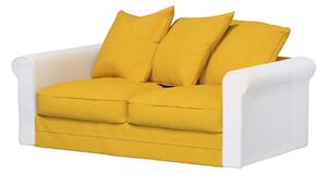 Huzat IKEA Grönlid 2 személyes kanapé szekcióra termék színe sárga szövet fonott