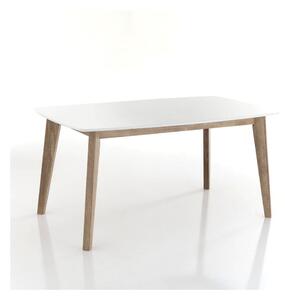 Étkezőasztal fehér asztallappal 90x160 cm Kyra – Tomasucci