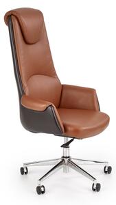 Calvano irodai szék, barna/fekete