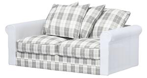 Huzat IKEA Grönlid 2 személyes, kihúzható kanapéra termék színe szürke szövet fonott, mintás