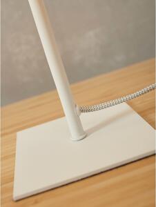 Fehér asztali lámpa fém búrával (magasság 31 cm) Perth – it's about RoMi