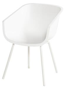 Fehér műanyag kerti szék szett 2 db-os Amalia Alu Rondo – Hartman