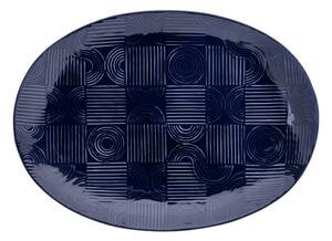 Sötétkék kerámia szervírozó tányér 30x41 cm Arc – Maxwell & Williams