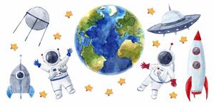 Gario Falmatrica gyerekeknek Solar system - Föld, űrhajósok, rakéták és UFO-k