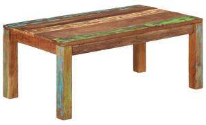 Dohányzóasztal 110x55x40 cm Tömör, újrahasznosított fa