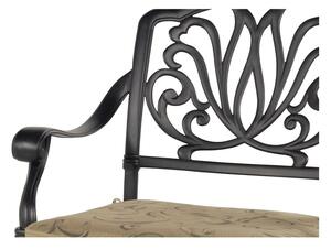 Sötétszürke fém kerti szék Amalfi – Hartman