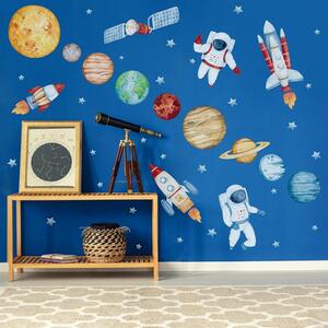 Gario Falmatrica gyerekeknek Solar system - bolygók, űrhajósok, műhold és rakéták Méret: XL