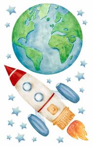 Gario Falmatrica gyerekeknek Solar system - Föld, űrhajósok, műhold és rakéták