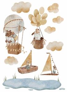 Gario Falmatrica gyerekeknek Magical animals - állatok léggömbökben és hajókon