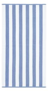 Fehér-kék pamut fürdőlepedő 90x140 cm Stripe Jacquard – Bianca