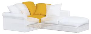 Grönlid sarokelem huzat – IKEA-kompatibilis termék színe sárga szövet fonott