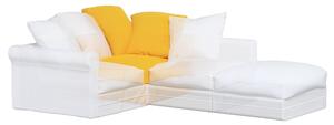 Grönlid sarokelem huzat – IKEA-kompatibilis termék színe sárga szövet welwet