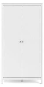 Madrid fehér ruhásszekrény, 102 x 199 cm - Tvilum