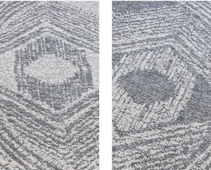 Szürke-krémszínű kerek kültéri szőnyeg ø 100 cm Gemini – Elle Decoration