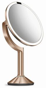 Egyszerű emberi tükör TRIO érzékelővel, érintésvezérléssel, rózsaszín arany