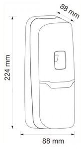 Elektronikus légfrissítő Merida Hygiene Control LED, fehér