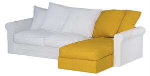 Grönlid szezlong huzat – IKEA-kompatibilis termék színe sárga szövet fonott