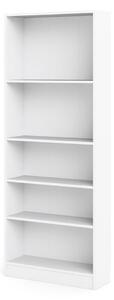 Basic fehér könyvespolc, 79 x 203 cm - Tvilum