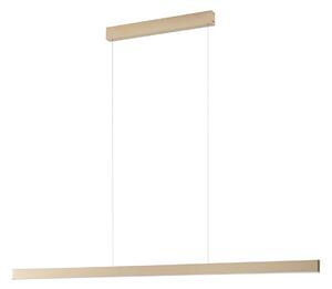 Függőlámpa Lucande, Mylosh, dimmable, Arany / Sárgaréz, Étkező, Alumínium, Modern