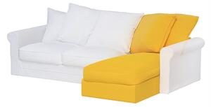 Grönlid szezlong huzat – IKEA-kompatibilis termék színe sárga szövet welwet